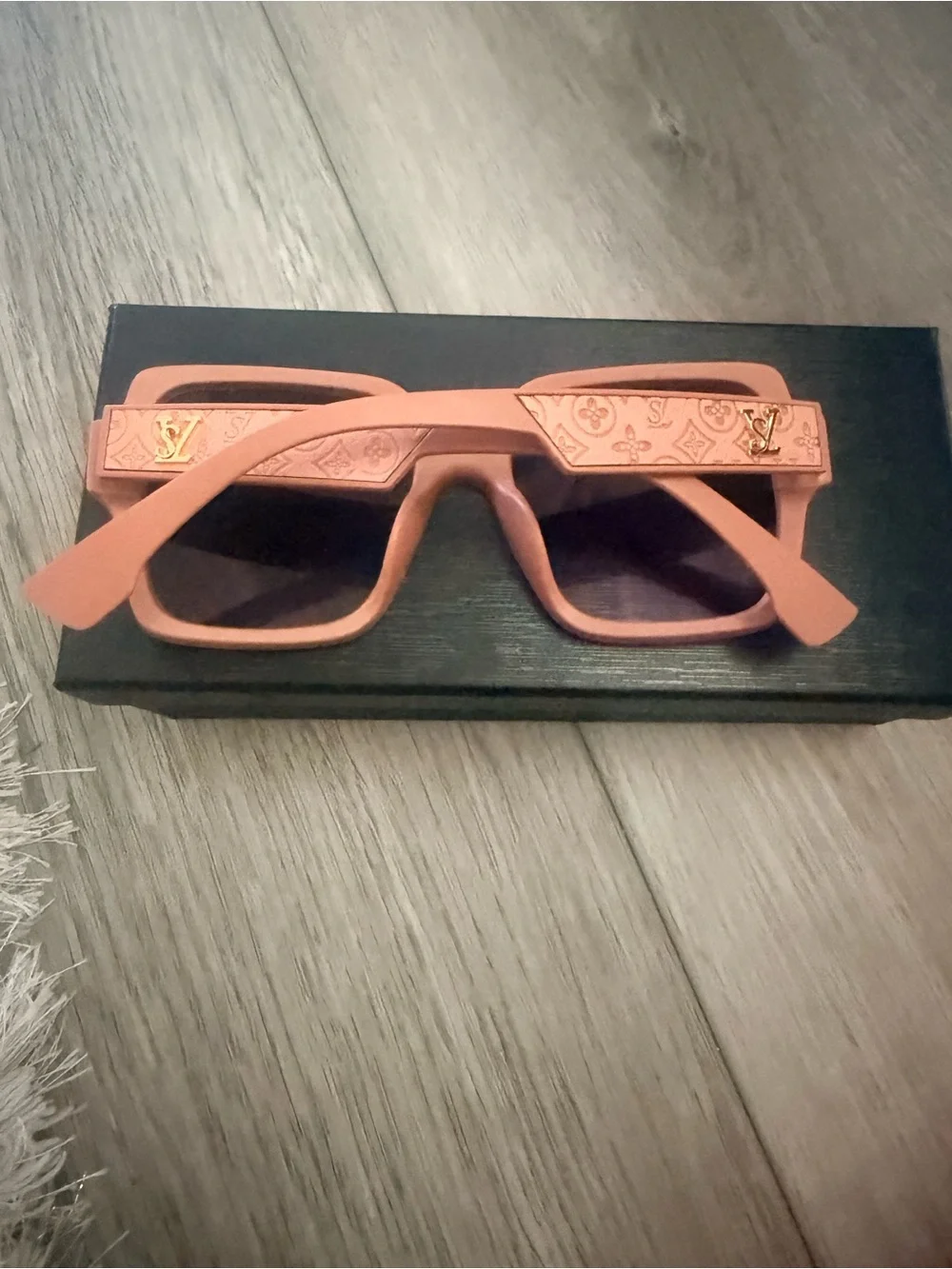 Women's Oversized Coral Square Sunglasses - Unbranded